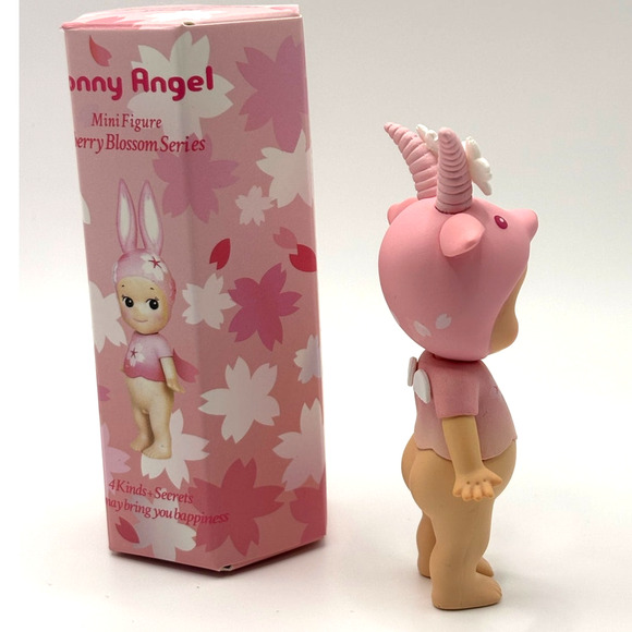 New Unbranded Mini Kewpie/Angel Figure in Cherry Goat Costume, Open Blind Box - Picture 4 of 5